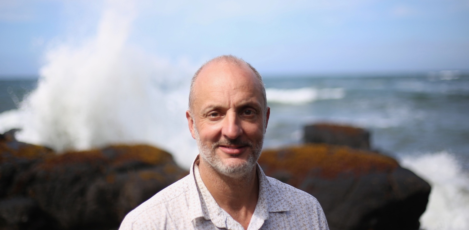 Dominick French, family mediator, on the Somerset coast